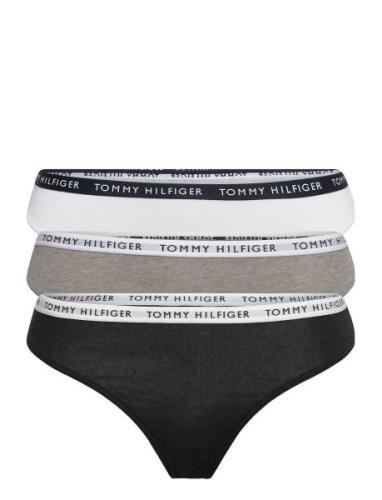 3P Thong Stringit Alusvaatteet Multi/patterned Tommy Hilfiger