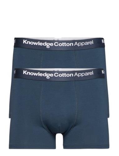 2-Pack Underwear - Gots/Vegan Bokserit Blue Knowledge Cotton Apparel
