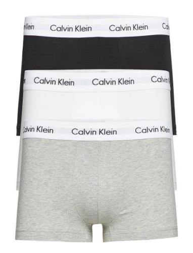 Low Rise Trunk 3Pk Bokserit Grey Calvin Klein