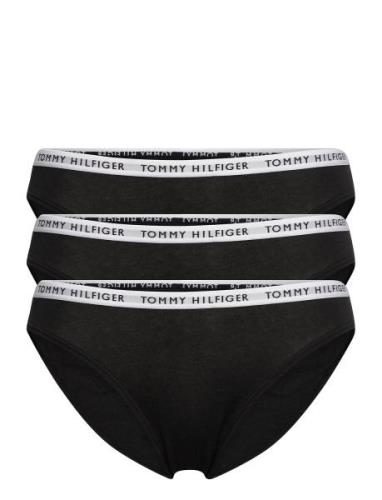 3P Bikini Alushousut Brief Tangat Black Tommy Hilfiger