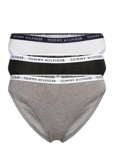 3P Bikini Alushousut Brief Tangat Multi/patterned Tommy Hilfiger