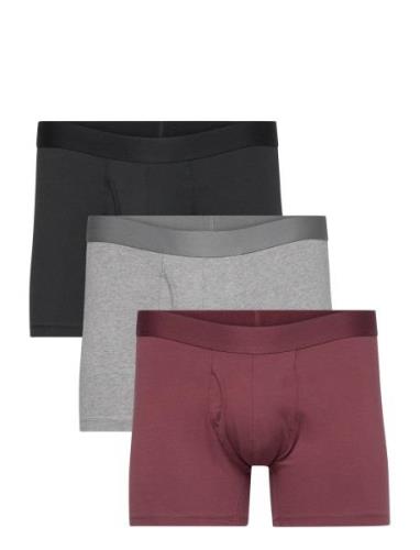 Anf Mens Underwear Bokserit Burgundy Abercrombie & Fitch