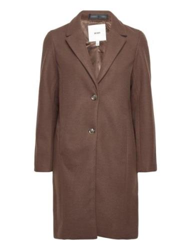 Ihjannet Ja4 Outerwear Coats Winter Coats Brown ICHI