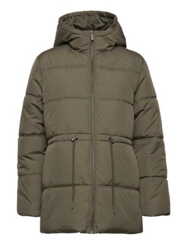 Slfalina Puffer Jacket B Vuorillinen Takki Topattu Takki Khaki Green S...