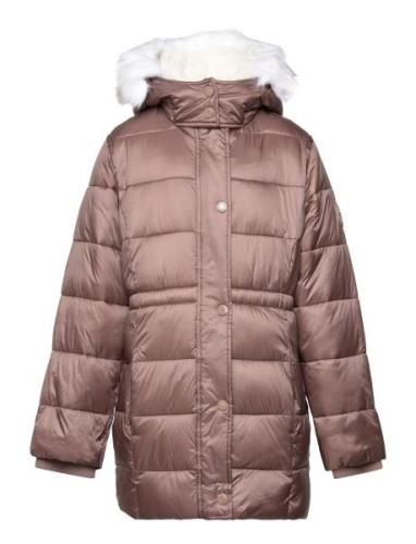 Kids Girls Outerwear Toppatakki Beige Abercrombie & Fitch