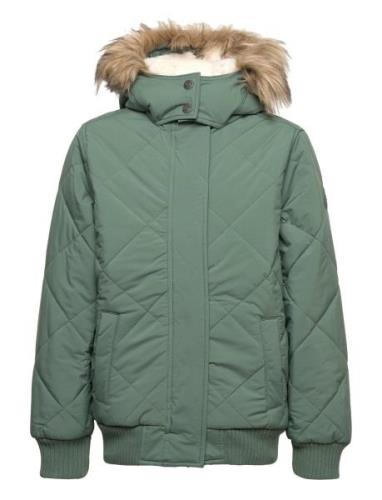 Kids Girls Outerwear Toppatakki Green Abercrombie & Fitch