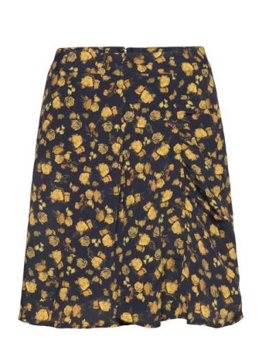 Moss Crepe Rose Short Skirt Lyhyt Hame Multi/patterned Tommy Hilfiger