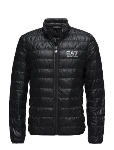 Down Jacket Vuorillinen Takki Topattu Takki Black EA7