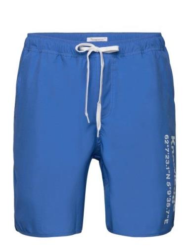Swim Shorts With Elastic Waist And Uimashortsit Blue Knowledge Cotton ...
