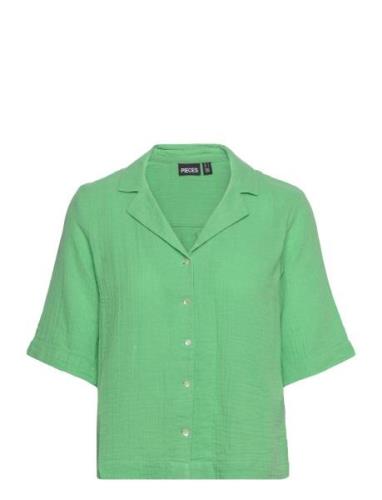 Pcstina 2/4 Shirt Bc Sww Toppi Green Pieces