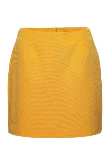 Danigz Mw Mini Skirt Lyhyt Hame Yellow Gestuz