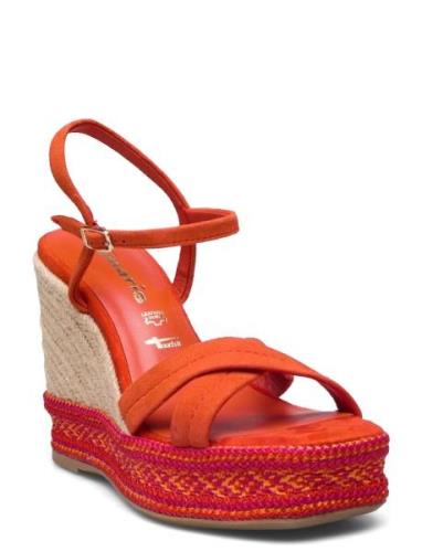 Women Sandals Korolliset Sandaalit Espadrillot Red Tamaris