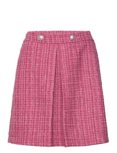 Skirt Lyhyt Hame Pink Rosemunde