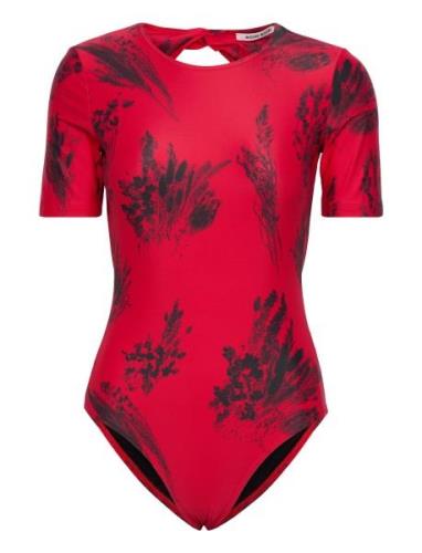 Whitney Bathing Suit Uimapuku Uima-asut Red Wood Wood