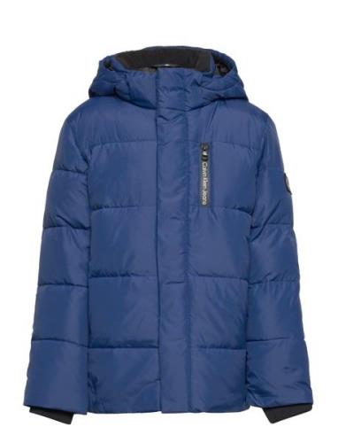 Essential Puffer Jacket Toppatakki Blue Calvin Klein