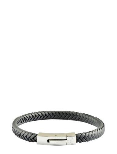 Leather Bracelet Singel Rannekoru Korut Grey Edd.