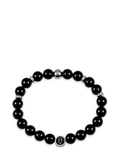 Beads Bracelet 8Mm Rannekoru Korut Black Edd.