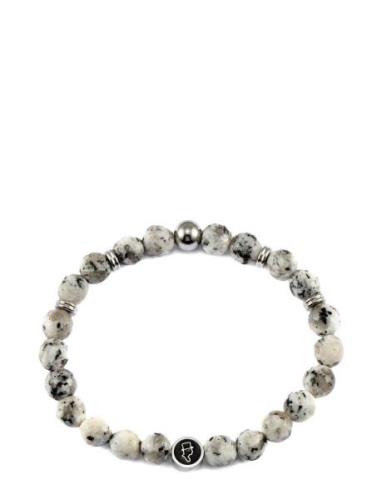 Beads Bracelet 8Mm Rannekoru Korut Grey Edd.