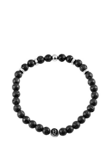 Beads Bracelet 6Mm Rannekoru Korut Black Edd.