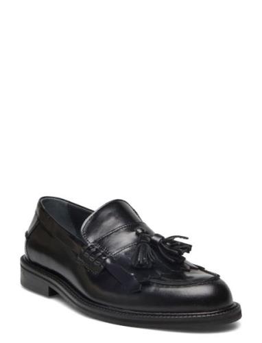 Loafer Loaferit Matalat Kengät Black ANGULUS