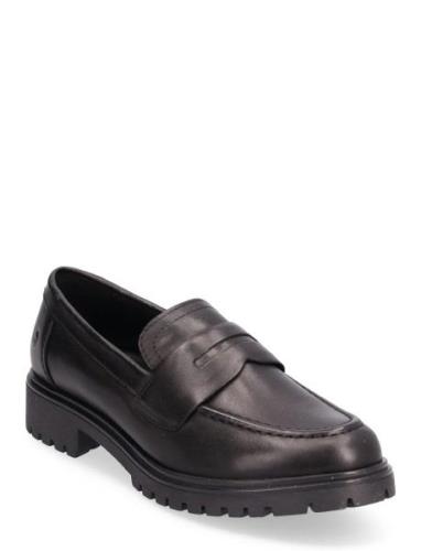 Women Slip-On Loaferit Matalat Kengät Black Tamaris