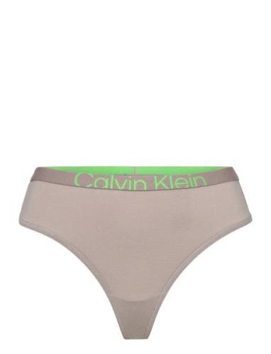Modern Thong Stringit Alusvaatteet Brown Calvin Klein