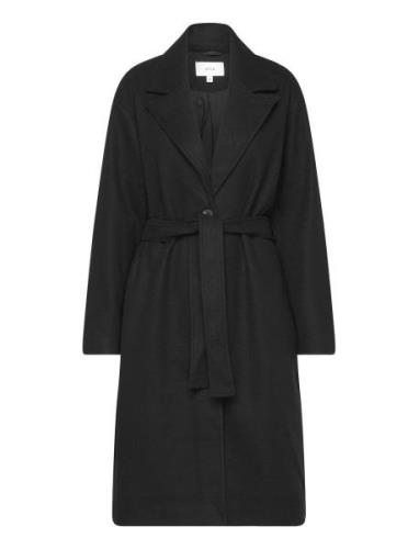 Vipoko Long Coat-Noos Outerwear Coats Winter Coats Black Vila