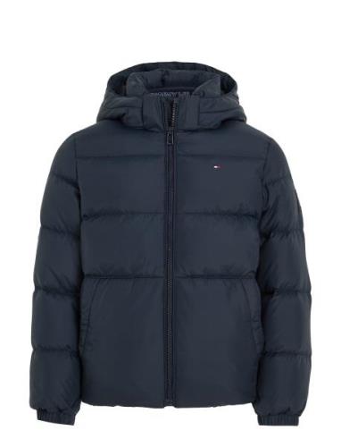 Essential Down Jacket Toppatakki Navy Tommy Hilfiger