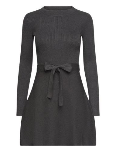 Dress Malin Knitted Lyhyt Mekko Grey Lindex