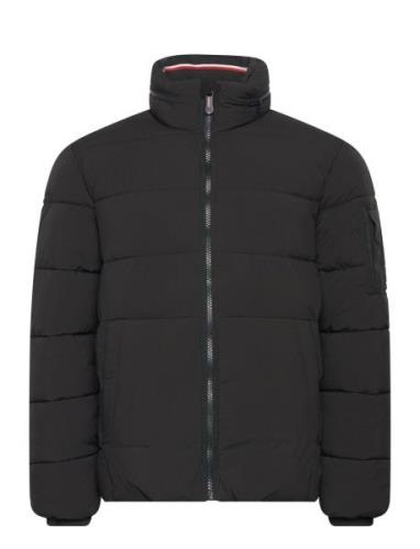 Puffer Jacket Vuorillinen Takki Topattu Takki Black Tom Tailor