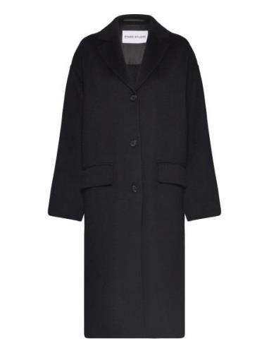 Cristobal Coat Outerwear Coats Winter Coats Black Stand Studio