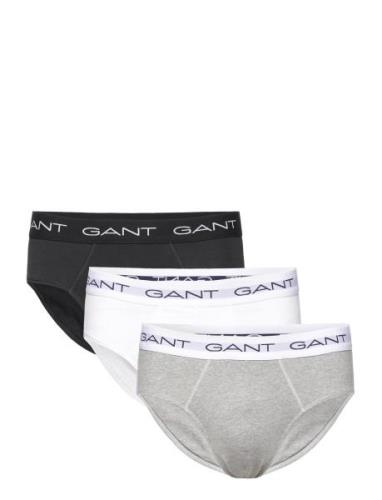 Brief 3-Pack Y-sepalus Briefs Alushousut Grey GANT