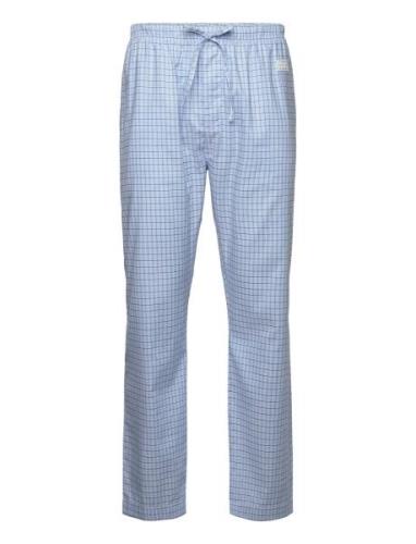 Check Pajama Pants Olohousut Blue GANT