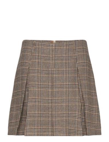 Woven Skirts Lyhyt Hame Brown Marc O'Polo