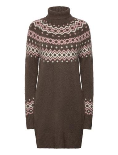 Fqmerla-Dress Lyhyt Mekko Brown FREE/QUENT