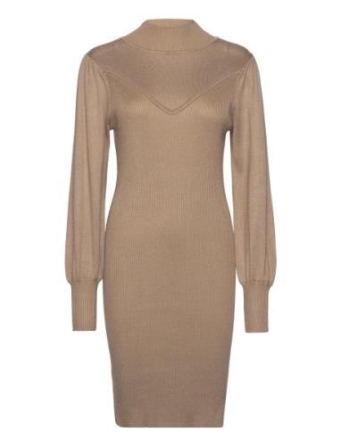 Fqtorfi-Dress Lyhyt Mekko Beige FREE/QUENT