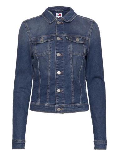 Vivianne Skn Jacket Ah5150 Farkkutakki Denimtakki Blue Tommy Jeans
