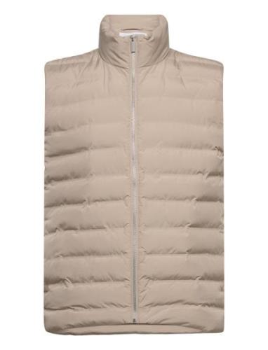 Slhbarry Quilted Gilet Noos Liivi Cream Selected Homme