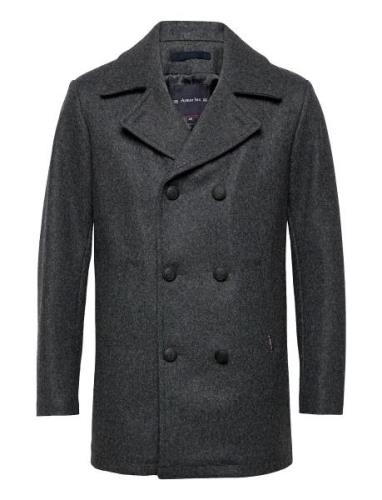 Pea Coat "Kermoor" Villakangastakki Grey Armor Lux