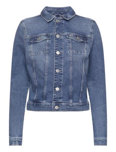 Vivianne Skn Jacket Ah0136 Farkkutakki Denimtakki Blue Tommy Jeans
