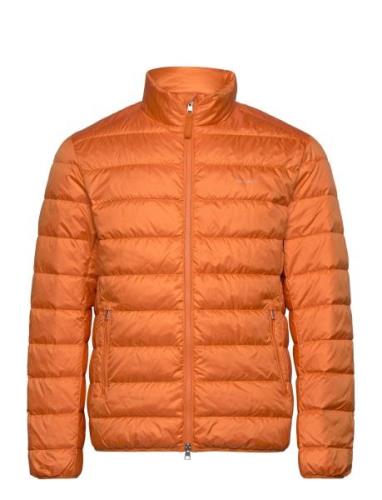 Light Down Jacket Vuorillinen Takki Topattu Takki Orange GANT