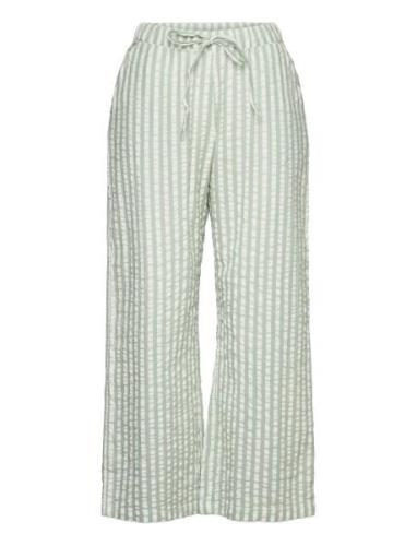 Trousers Pyjama Seersucker Pyjamahousut Olohousut Green Lindex