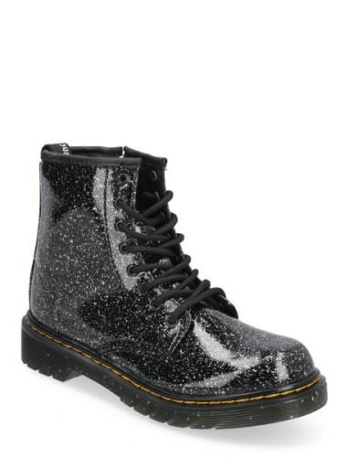 1460 J Black Cosmic Glitter Bootsit Nauhalliset Saapikkaat Black Dr. M...