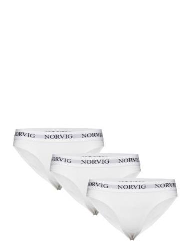 3-Pack Womens Bikini Brief Alushousut Brief Tangat White NORVIG