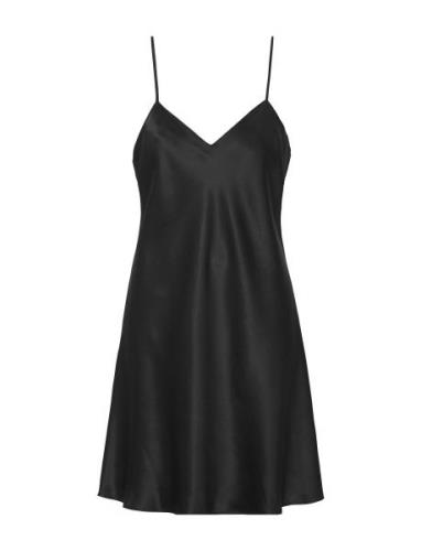 Nightdress No Sleeve Yöpaita Black Damella Of Sweden