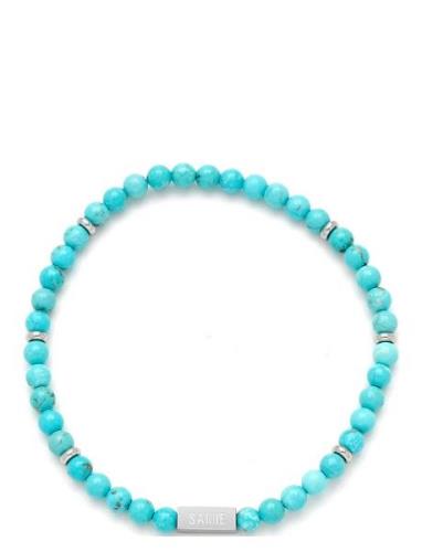 Evelution - Bracelet With Green Mix Pearls Rannekoru Korut Blue Samie