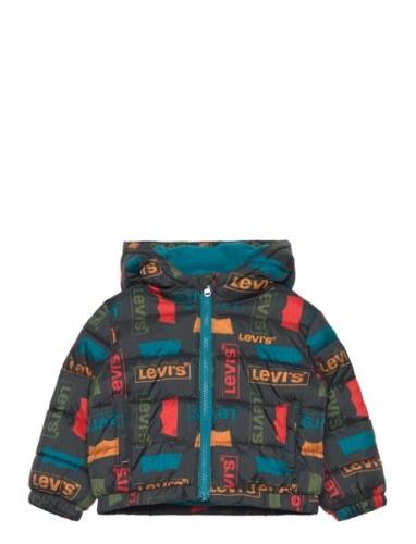 Levi's® Core Printed Puffer Jacket Toppatakki Blue Levi's