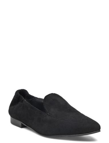 Biatracey Loafer Suede Loaferit Matalat Kengät Black Bianco