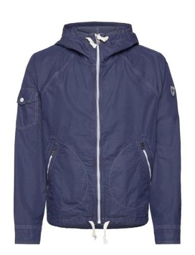 Garment-Dyed Twill Hooded Jacket Ohut Takki Navy Polo Ralph Lauren