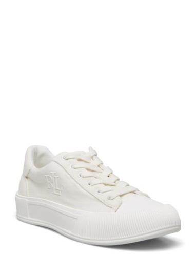 Daisie Canvas & Suede Sneaker Matalavartiset Sneakerit Tennarit White ...